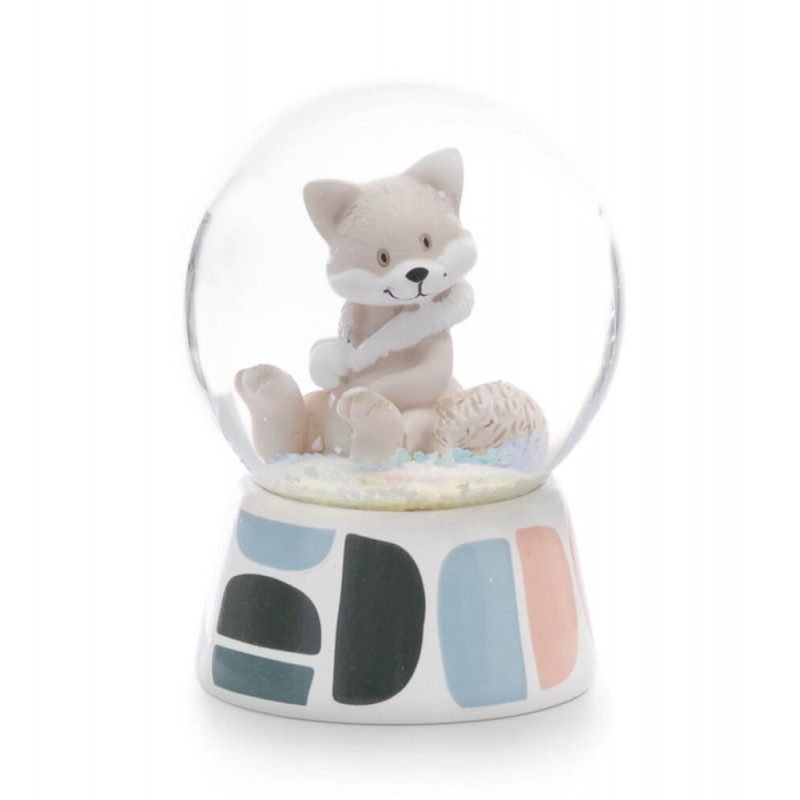Schüttelkugel Polarfuchs Vanja 6,5cm