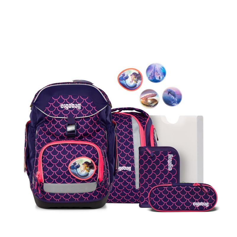 ergobag pack Schulrucksack-Set PerlentauchBär