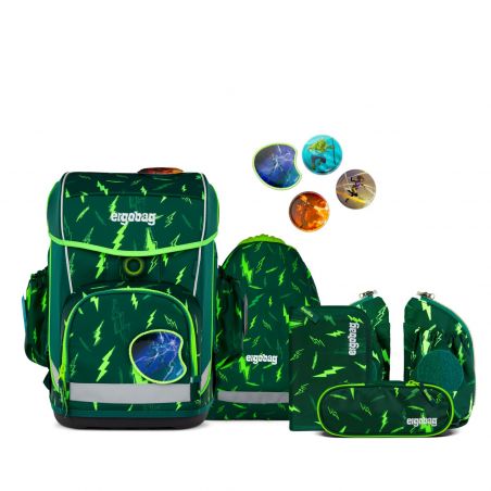 ergobag Cubo Light Schulranzen -Set Bärtastisch