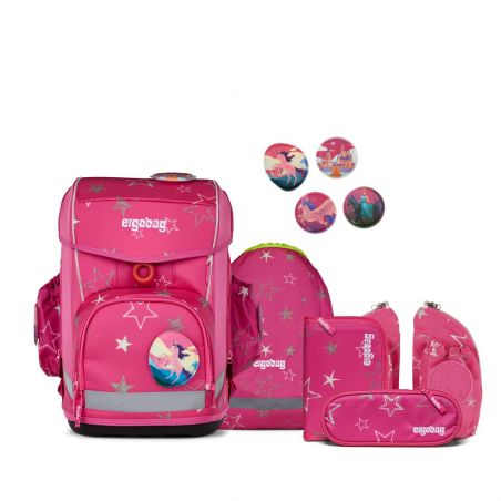 ergobag Cubo Light Schulranzen -Set SternzauBär