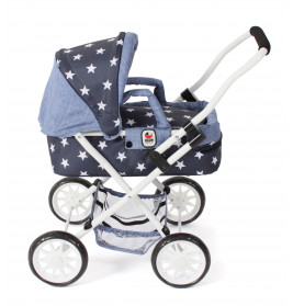 Mini-Kuschelwagen SMARTY Sternchen navy