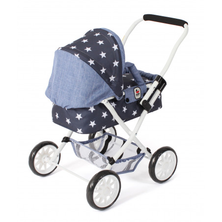 Mini-Kuschelwagen SMARTY Sternchen navy