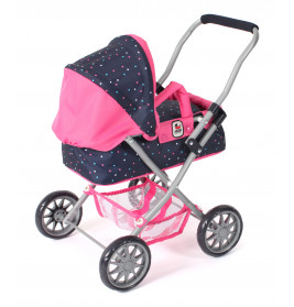 Mini-Kuschelwagen SMARTY Konfe tti pink