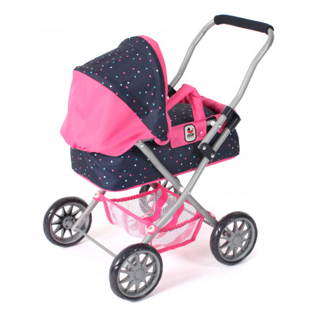 Mini-Kuschelwagen SMARTY Konfe tti pink