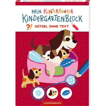 Mein k. Kindergartenblock: Rätsel ohne Text - Lieblingsti