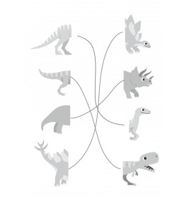 Mein k. Kindergartenblock: Rätsel - Dinosaurier