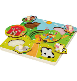 SMH Fühlpuzzle Farmtiere, 6- teilig