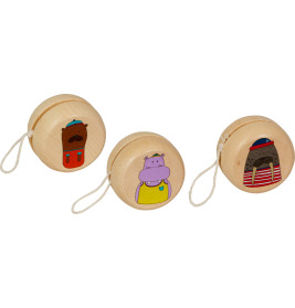 Holz-Jojo - Bunte Geschenke, sortiert