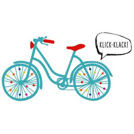 Bunte Speichenklicker - Bunte Geschenke