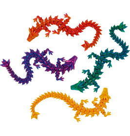 Kristall-Drache, sortiert