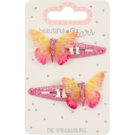 Haarclips Schmetterling no.2 - beautiful Stars sosrtiert