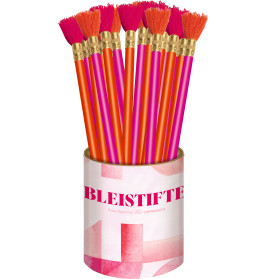 Bleistifte mit Quaste - All about pink, sortiert