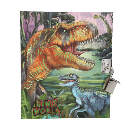 Dino World Tagebuch mit Schloss