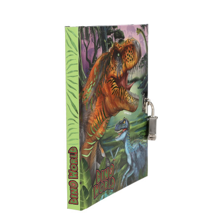 Dino World Tagebuch mit Schloss