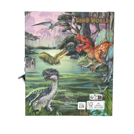 Dino World Tagebuch mit Schloss