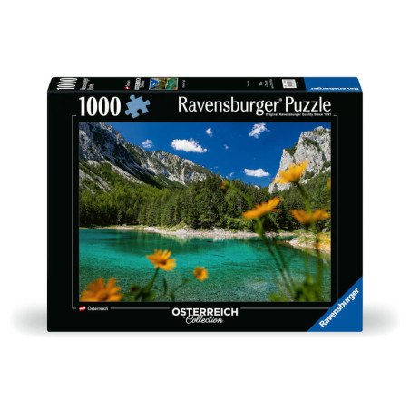 Puzzle Grüner See bei Tragöß 1000 Teile