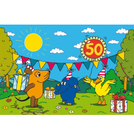 Puzzle - Die Maus, Alles Liebe zum Geburtstag, 50