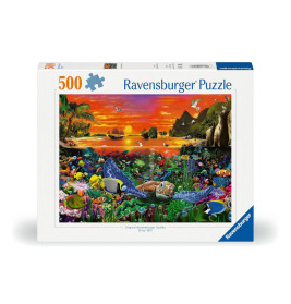 Puzzle Schildkröte im Riff 500 Teile