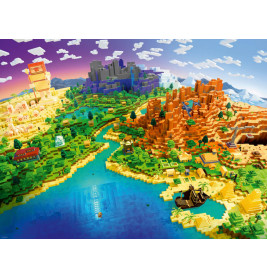 Puzzle World of Minecraft 1500 Teile