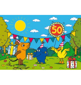 Puzzle - Die Maus, Alles Liebe zum Geburtstag, 50