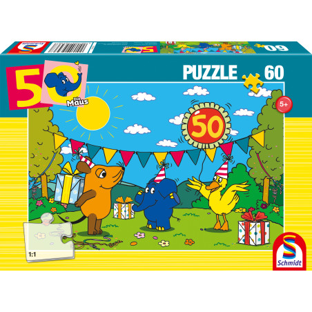 Puzzle - Die Maus, Alles Liebe zum Geburtstag, 50
