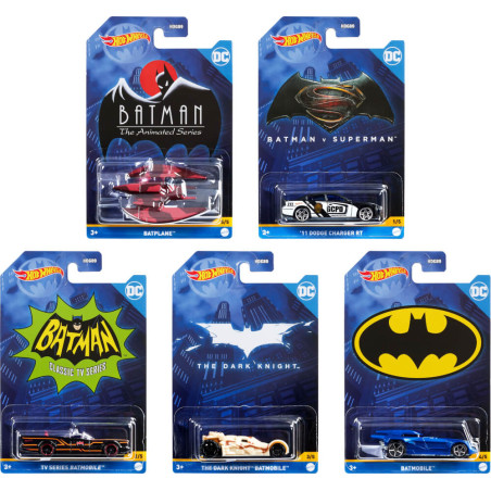 Hot Wheel Themed Batman Sortiment