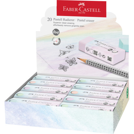 Radierer Dusty Free Pastell