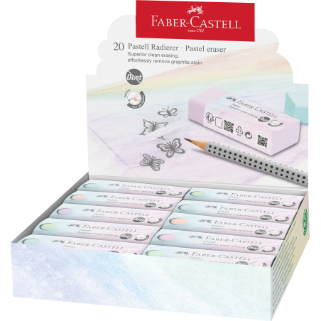 Radierer Dusty Free Pastell
