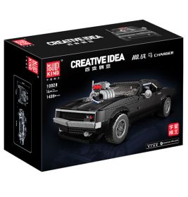 Schwarze Box für Auto-Bauset mit Autoabbildung, 1022 Teile, ab 14 Jahren, Kreative-Idee-Serie.