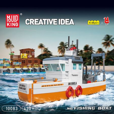 Mould King 10083 Fishing Boat