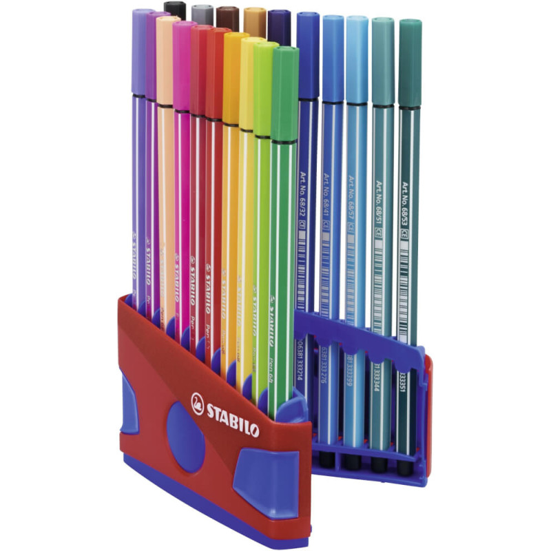 Filzstift Pen 68 ColorParade rot 20er Box