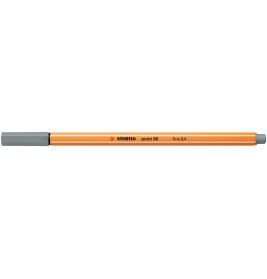 Fineliner point 88 mittelgrau