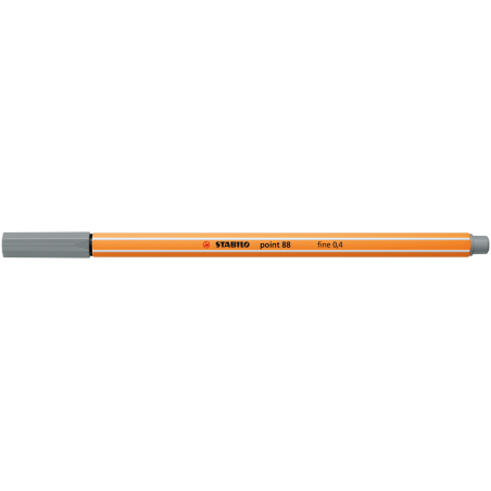 Fineliner point 88 mittelgrau