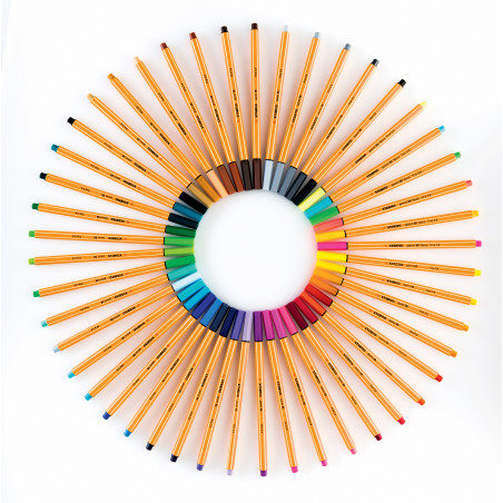 Fineliner point 88 mittelgrau