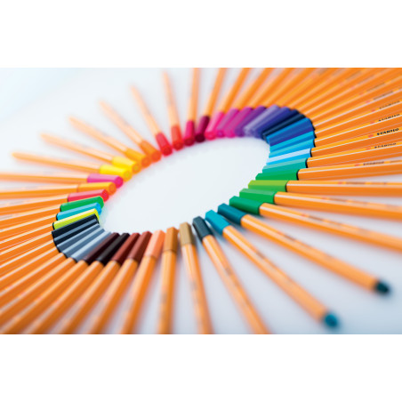 Fineliner point 88 mittelgrau