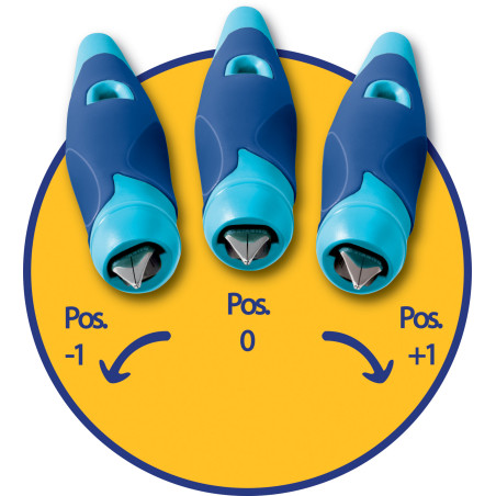 Füller EASYbirdy Pastel, A links blau/hellblau