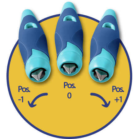 Füller EASYbirdy Pastel, A links blau/hellblau