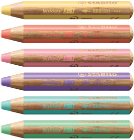 Aquarellbuntstift woody 3 in 1 pastellpink