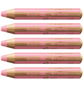 Aquarellbuntstift woody 3 in 1 pastellpink