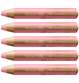 Aquarellbuntstift woody 3 in 1 pastellpink