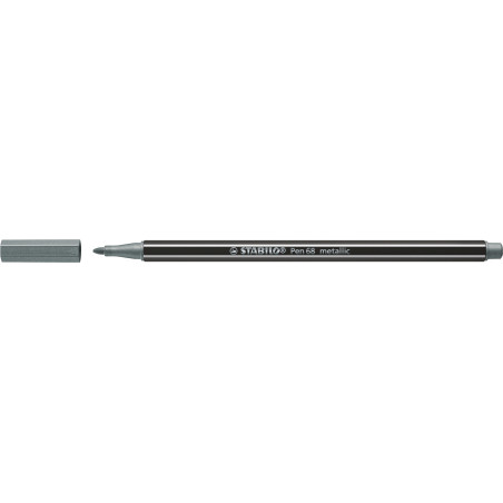 Filzstift Pen 68 metallic silber