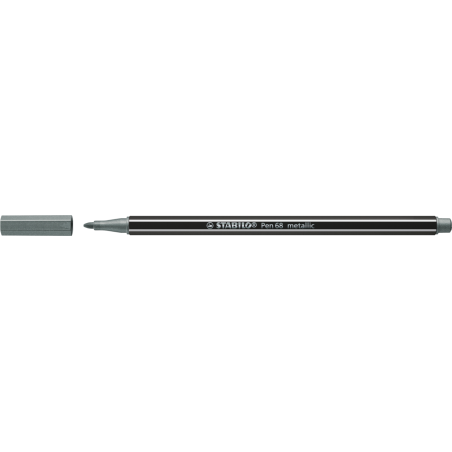 Filzstift Pen 68 metallic silber