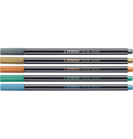 Filzstift Pen 68 metallic silber