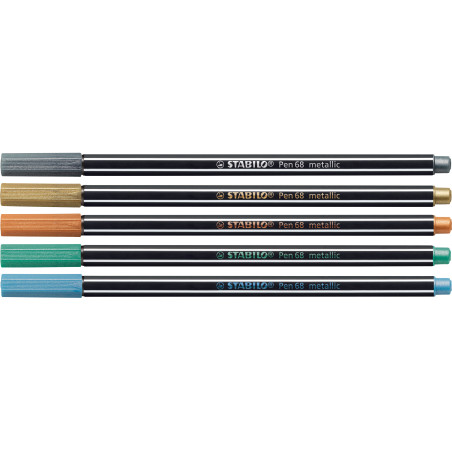 Filzstift Pen 68 metallic silber