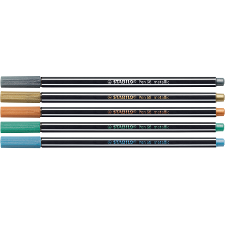 Filzstift Pen 68 metallic silber