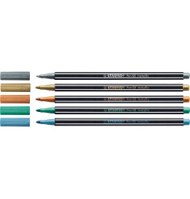 Filzstift Pen 68 metallic silber