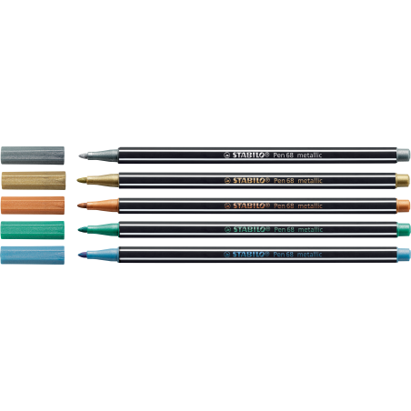 Filzstift Pen 68 metallic silber