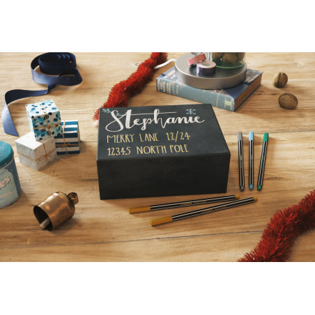 Filzstift Pen 68 metallic silber
