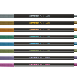 Filzstift Pen 68 metallic silber