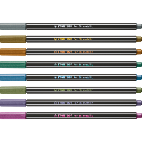 Filzstift Pen 68 metallic silber